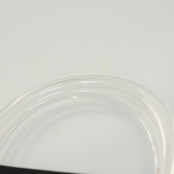 PRADA Hand Bag Nylon Plastic Black Clear Auth - Picture 7 of 16